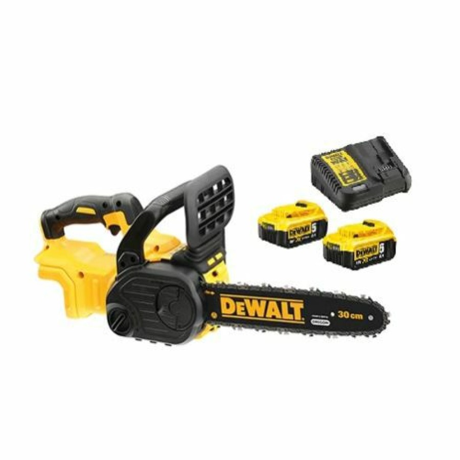 Tron Onneuse * | Tronconneuse-Elagueuse 18 V Xr Brushless Dewalt Dcm565N + 2 Batteries 5 Ah + Chargeur