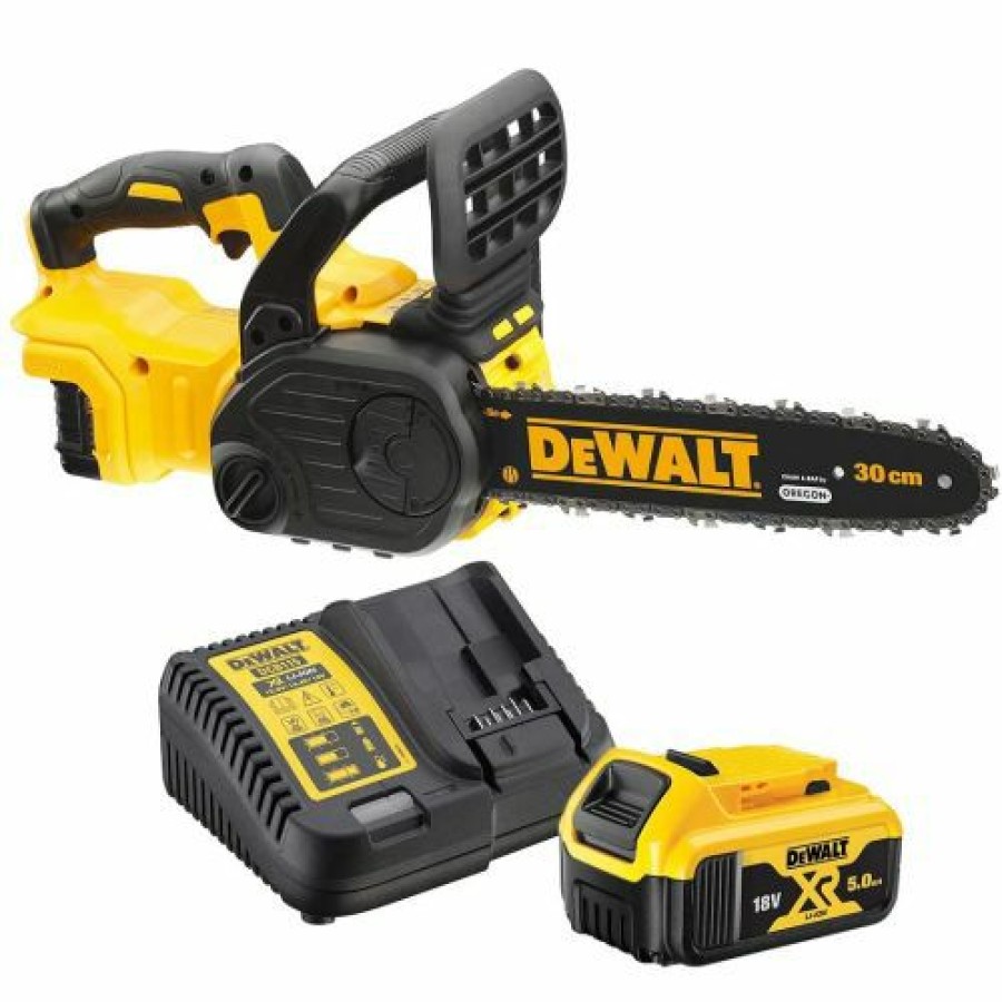 Tron Onneuse * | Tronconneuse Dewalt Dcm565P1 18 V + 1 Batterie 5 Ah + Chargeur